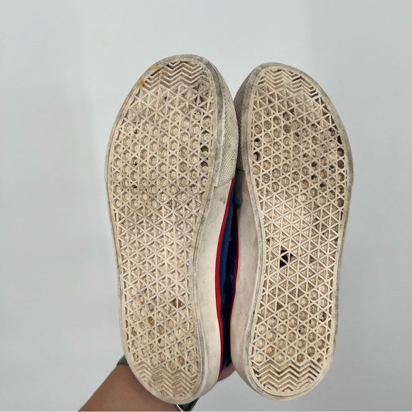 Mini Boden Blue Rainbow High Top Sneakers - Picture 7 of 9